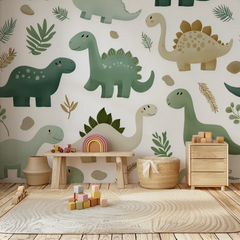 Nálepky dinosauríkov na stenu