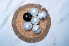 Vianočné gule s vlastným menom – Osobný dotyk pre vaše Vianoce!